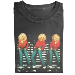 Vintage Dolly Parton Graphic Tee, Goddess of Pop Shirt, Queen of 80s Country Music Shirt, Top Menswear Womenwear Streetwear, Cotton unisex T-shirt, Trendy Shirt
