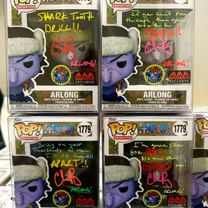 One piece arlong signed by Chris rager Jsa