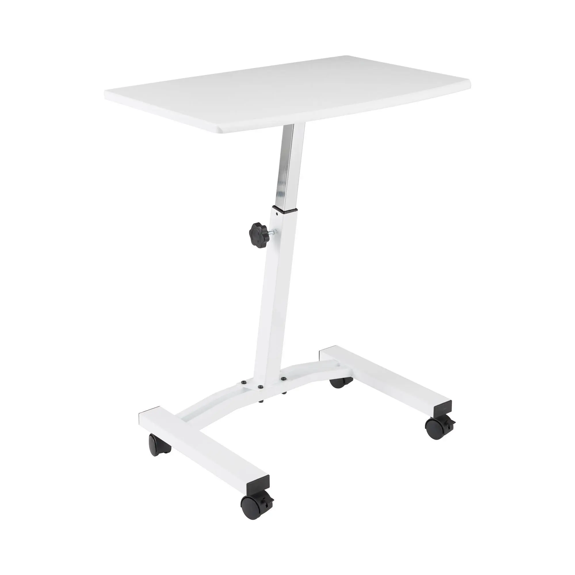 Seville Height Adjustable Solid-Top Mobile Laptop Desk