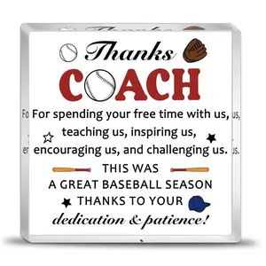 Coach Acrylic Ornaments/Softball Coach Gift for Men Miss Baseball Coach Softball Coach Gift Coach Volleyball Soccer Coach Christmas/Thanksgiving Student Gifts, Acrylic Desk Plaque, Acrylic Plaque Sign