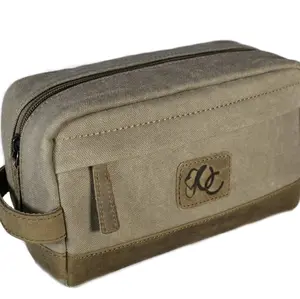 Canvas Tolietry Bag in two colors