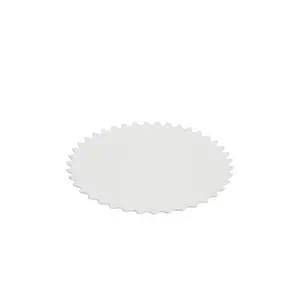 Fazeek Zigzag Platter in White