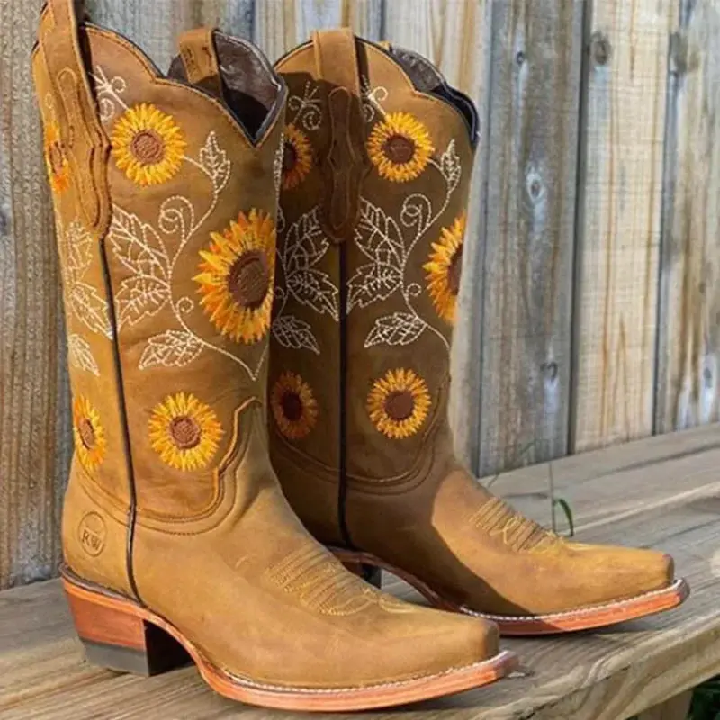 Sunflower Seeds of The Harvest Prairie Boots