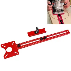 GJANSH 4 in 1 Router Milling Groove Bracket, Aluminum Alloy Router Circle Cutting Jig for Woodworking fathersdaygift fathersdaygift