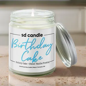 #47 | Birthday Cake Scented Candle - 9/16oz 100% All-Natural Handmade Soy Wax Candle