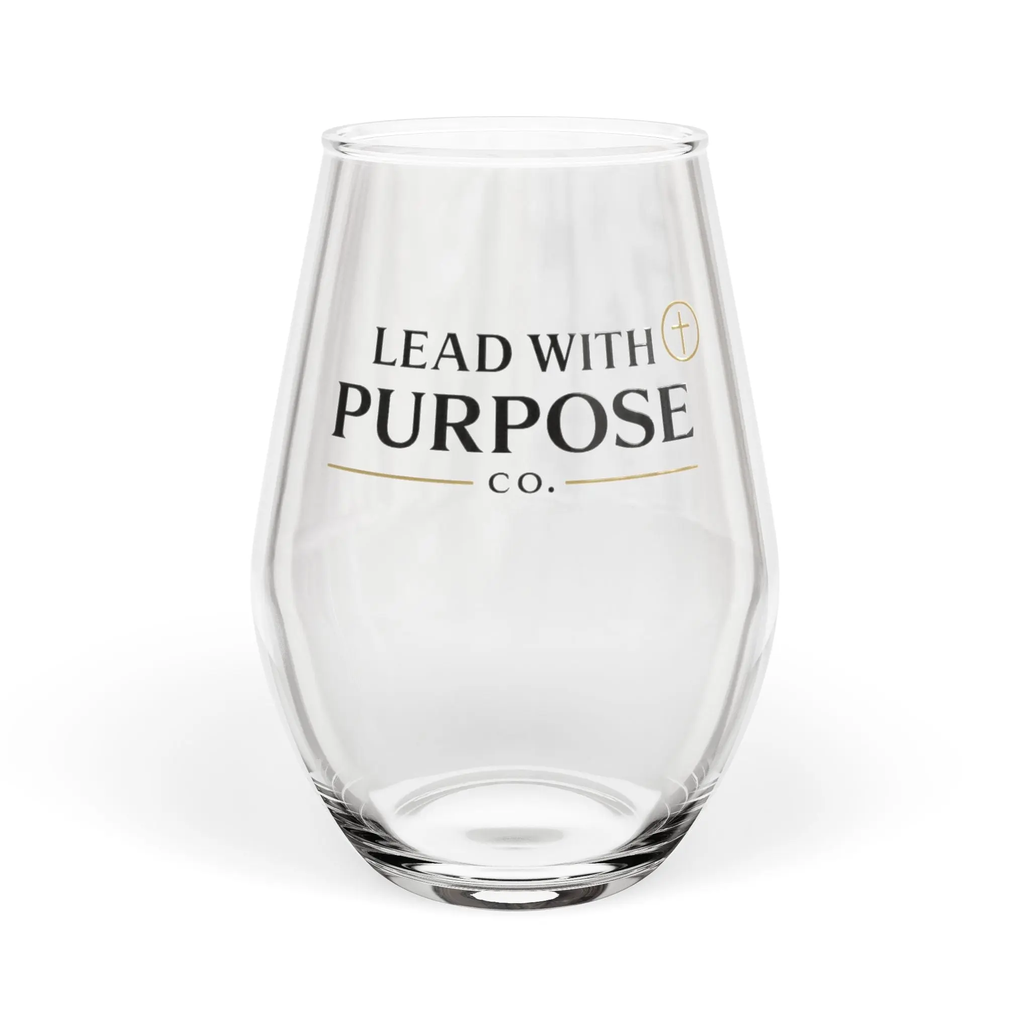 Lead With Purpose Stemless Wine Glass — 11.75 oz