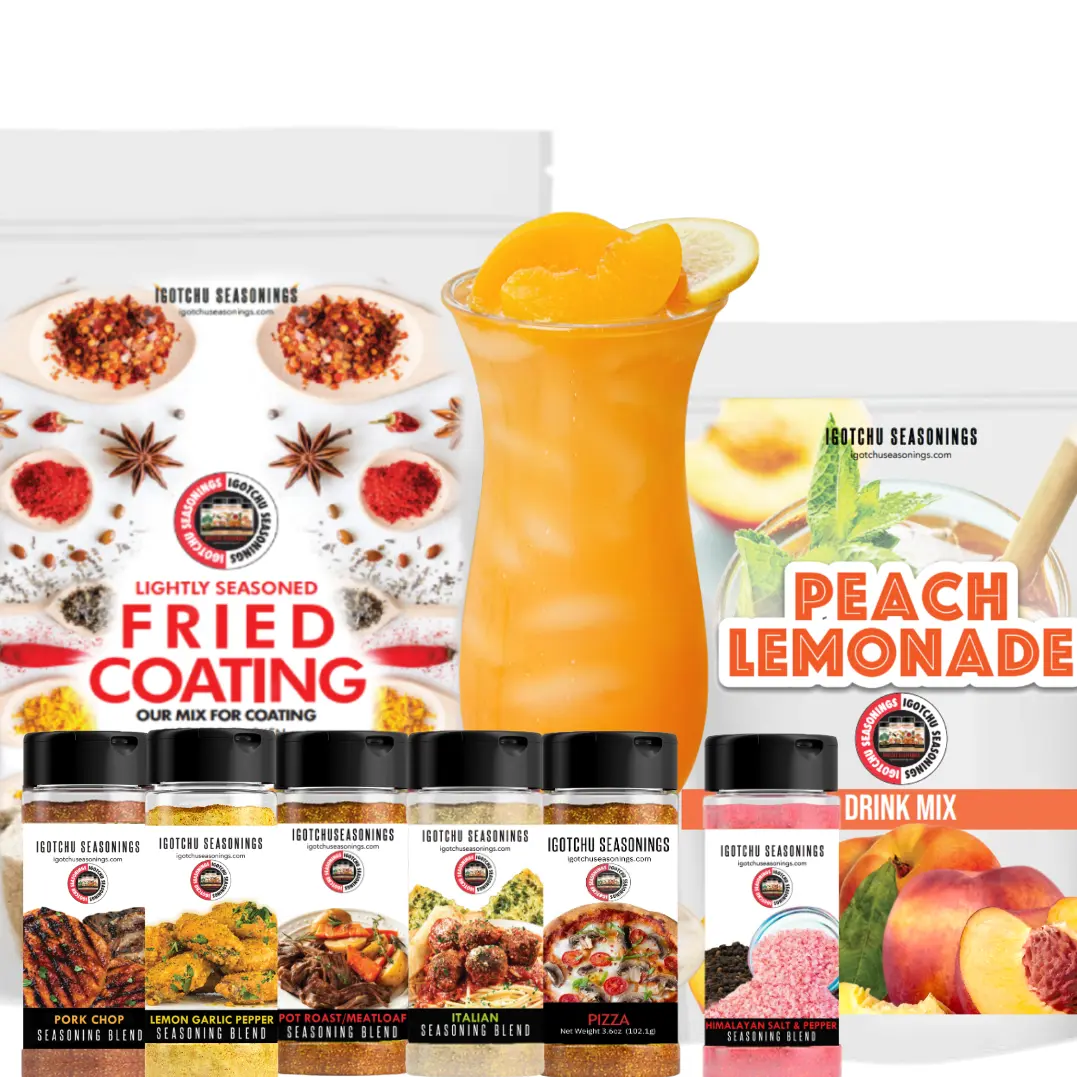 Ultimate Mother's Day Bundle, Igotchu Seasonings—Flavorful Spice Blend Bundle Peach