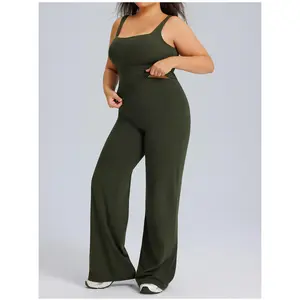 Women Plus Size Flare Yoga Set 2026 Trend High Waist Straight Leg Activewear Tracksuit Fit Workout Outfit Casual Daily Wear Gym Fitness Suit Soft Stretchy Breathable Matching Set