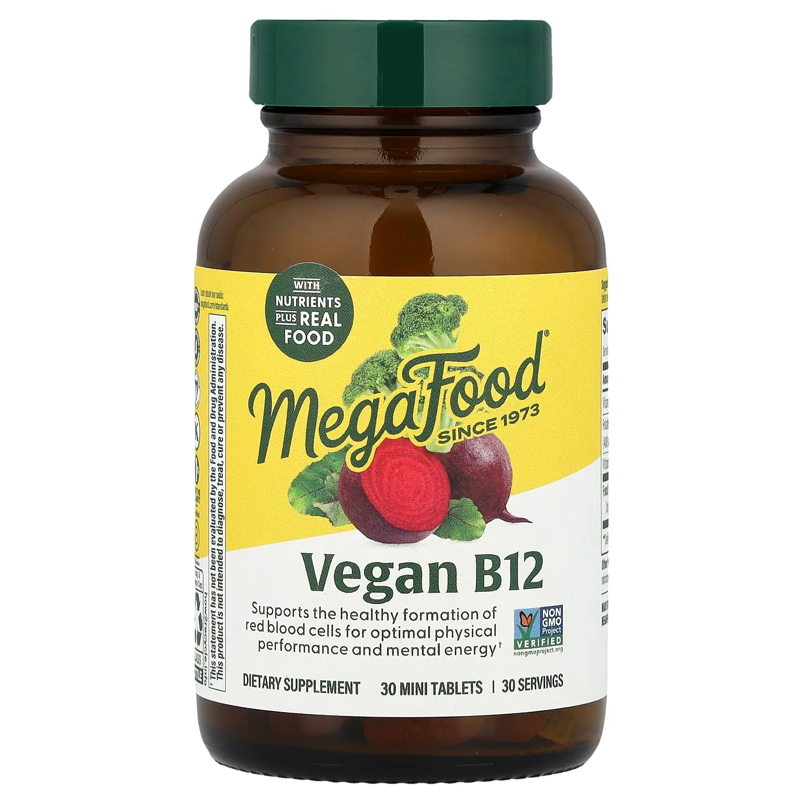 MegaFood Vegan B12, 30 Mini Tablets