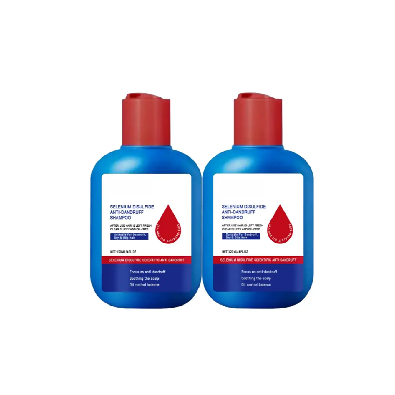 Mother's Day Gifts Selenium Disulfide Hair Care Shampoo 120ML - Oil Control Refreshing Anti-Dandruff Anti-Itch Scalp Cleansing Formula for Any Hair Type - Conditioner