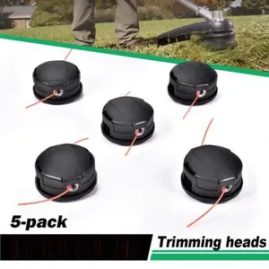5-Pack String Trimmer Head Weedeater Cutter Line Heads, Grass Trimmer Accessories, Echo Compatible for Echo Speed Feed 400, SRM 225,summervibes