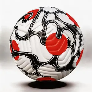 Standard Size 5 Training Soccer Ball, Trainer Ball, Machine Stitched Soft PU Material, Durable, High-Quality Outdoor Sports Ball, Fitness Equipment Set