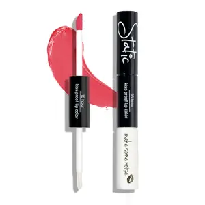 Rose with a Hint of Coral Long-Wear Liquid Lipstick 16 Hours Comfortable Chometz Free Lipgloss