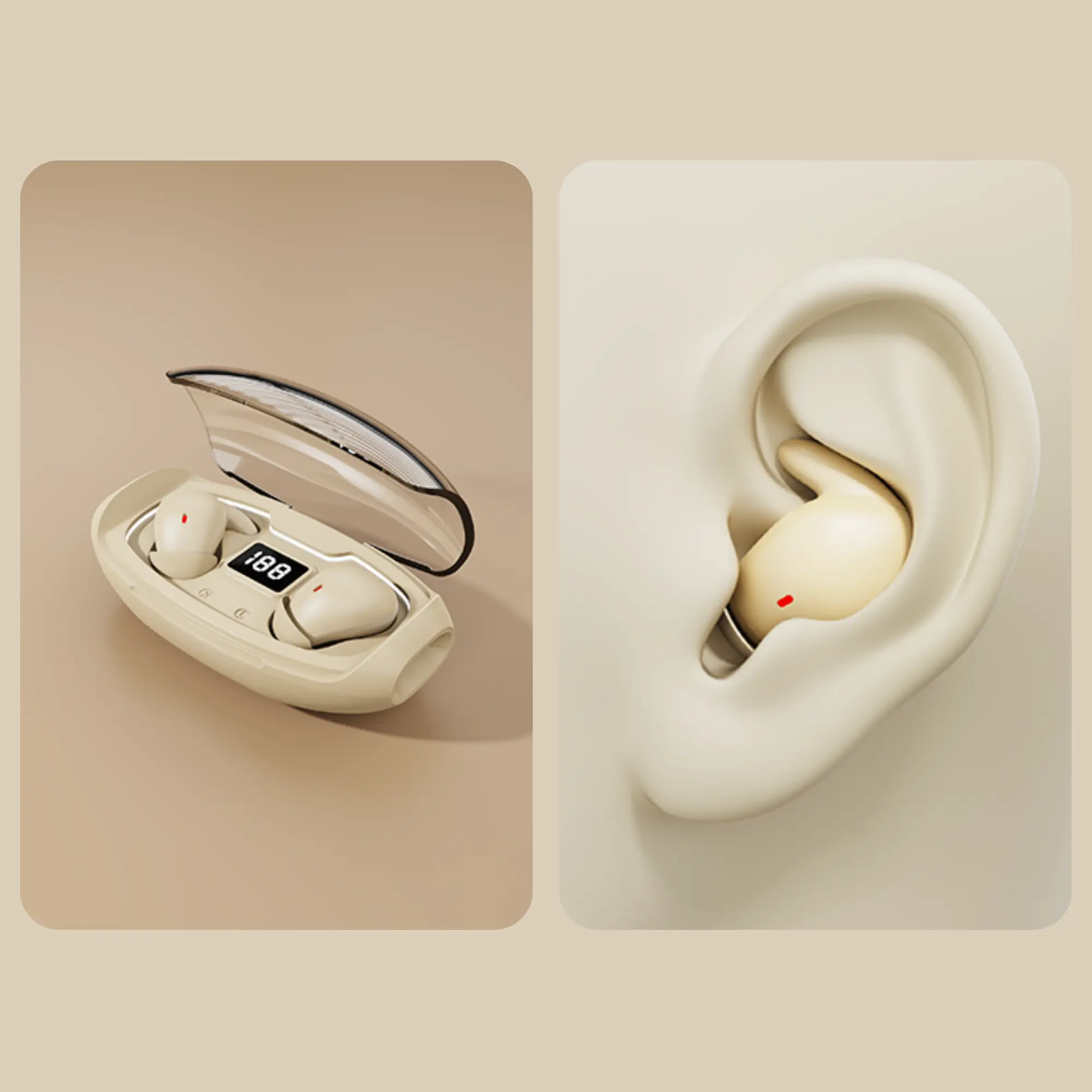SleePods Side-Sleeper Sleep Buds Snore-blocking Side-sleeping Music-streaming Earbuds Made to Vanish in Your Ear Not Your Pillow