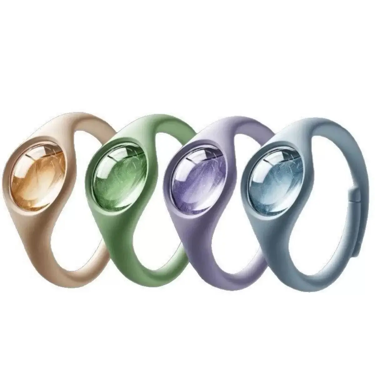 Silicone Mosquito Repellent Bracelet with Plant Essential Oil - Waterproof Wristband, Birthday Gift for Friends, Ideal for Camping, Hiking