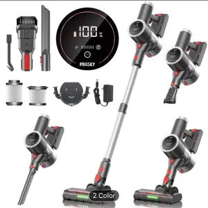 Cordless Vacuum Cleaner, 46Kpa Powerful Stick Vacuum With Tangle-Resistant Design, Up To 50 Minutes, Powerful Suction, Rechargeable, Lightweight, With Washable Filter, Crevice Tools, And Versatile For Carpet, Hard Floor, Pet Hair