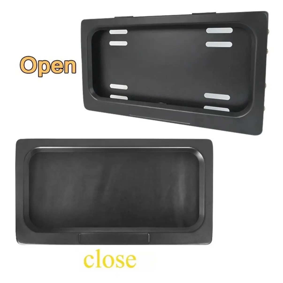 License Plate Curtain Single Plate Kit (USA/Canada)