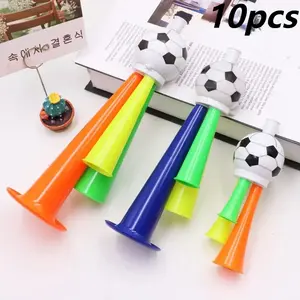Football Horn Set Cheerleading Trumpet Toy Sports Rally Horn For Football Matches And Sports Events Ideal Atmosphere Props For Fans And Cheerleaders