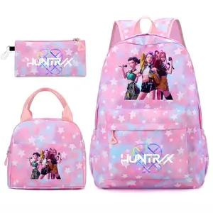 3PCS School Backpack Set | kids backpack with Lunch Bag & Pencil Case, Lightweight Durable Multi-Pocket School Bag, Cute Gift for Students,kids backpack Custom Bag