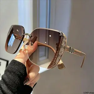 Women's Sunglasses, Vintage Oversized Square Frame, Lightweight Retro Style for Daily Outfits and Outdoor Travel