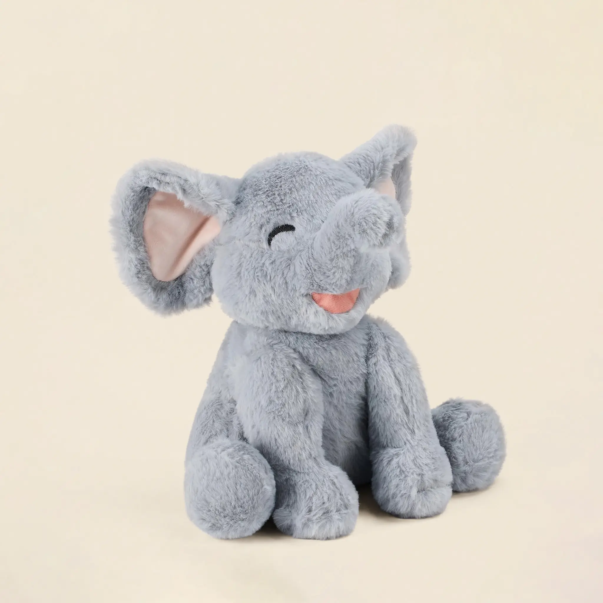 Adorable Smiling Elephant Plush Toy – Microwavable Lavender-Scented Stuffed Animal for Stress Relief, Cozy Comfort Gift for  Baby Kids, Toddlers & Adults