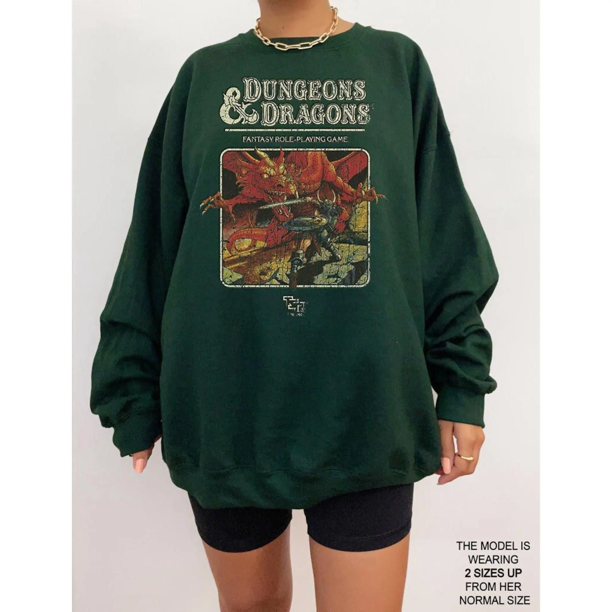 Vintage Dunge0ns & Dragons Sweatshirt, DnD shirt, Dungeon Master shirt, Dungen Drag0n 1974 Graphic Shirt Gift