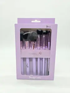 SIMPLY BELLA- BEAUTIFUL MAKER- 9PCS SET BRUSHES- 1PC