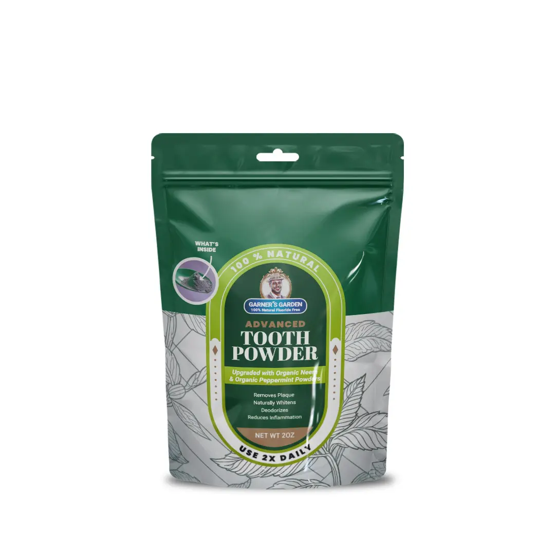 Regular and Organic Neem & Peppermint Tooth Powder 4oz Oral Whitening