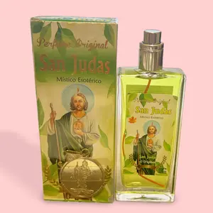San Judas Saint Jude perfume with Medallion