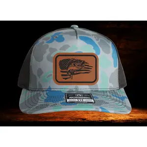 Richardson 112 blue camo with Bass patch