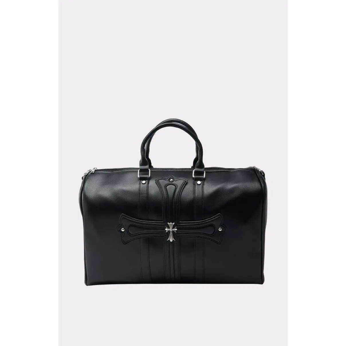 EVERYTHING CHROME DUFFEL BAG