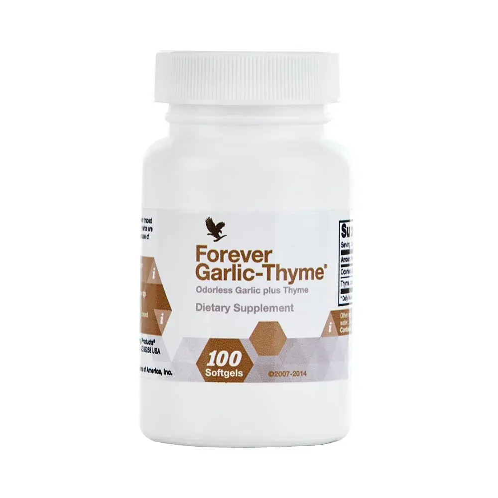 Forever Garlic-Thyme Herbal Softgels, 100 Count Forever Garlic-Thyme Herbal Softgels, 100 Count