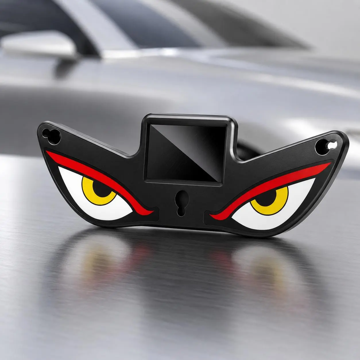 Car Rear Window Programmable Dynamic LED Display Panel, Animated Vampire Devil Eye & Multi-Style Emoji Pattern LED Light Board, Waterproof Cool Auto Interior Exterior Decorative Mod Accessories for Sedan SUV Truck