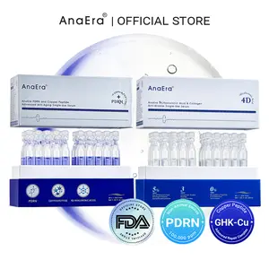 AnaEra GHK-Cu Peptides Serum OR Ultra Hydrating Serum, Copper Peptides, Hyaluronic Acid, Collagen - Repairing, Smoothing and Boost Collagen -  Lift, tighten, Glowy skin, 1.2ml x 30