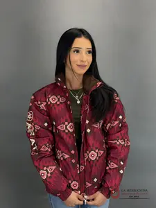 ARIAT WOMEN SOFT-SHELL JACKET ALAMO PRINT WESTERN STABLE 10046428