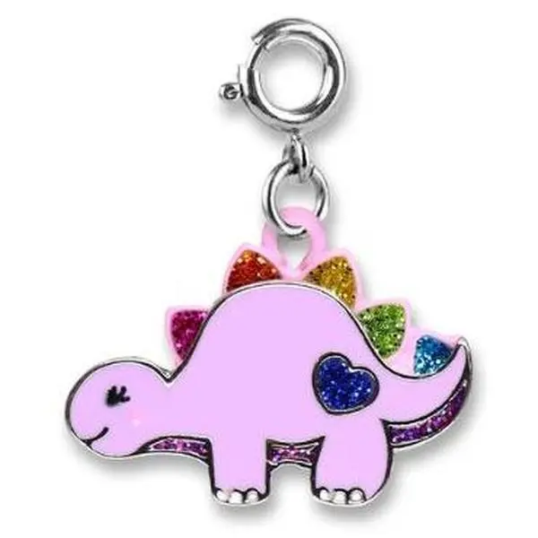 Glitter Dinosaur Charm
