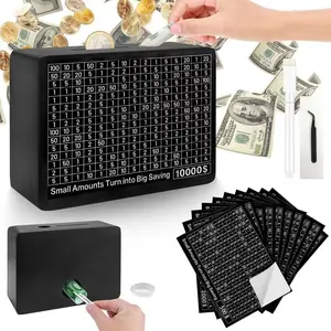 Adult and child wooden money boxes, Wooden Savings Box, Coin Bank, ideal gifts for boys and girls, cash storage containers, perfect organizers for saving goals.