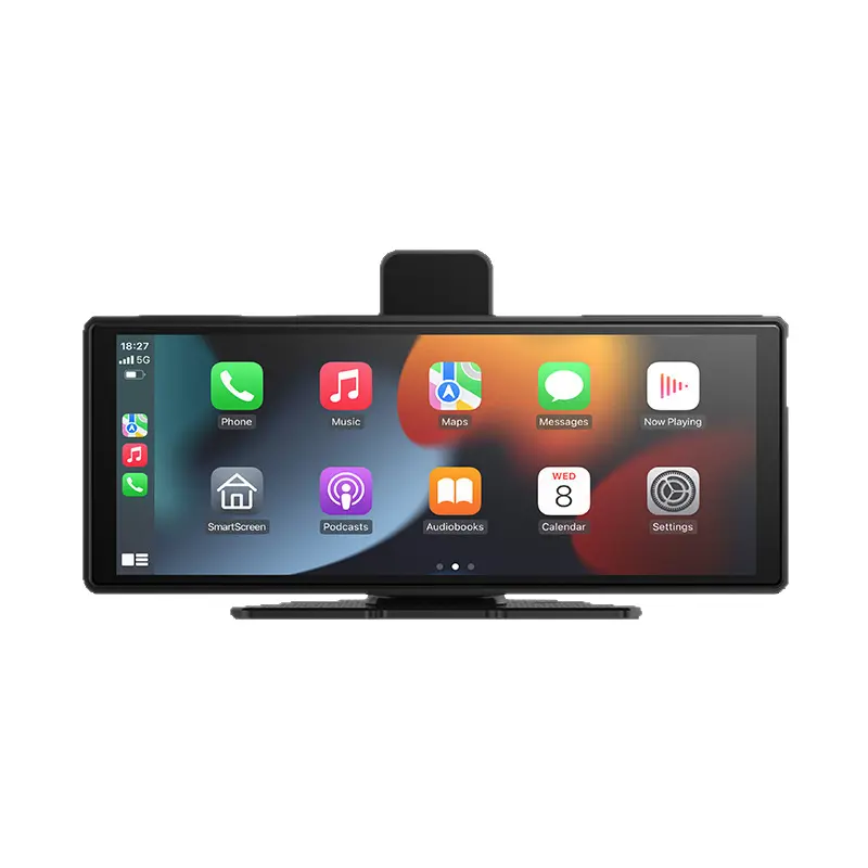 10.26-Inch CarPlay Touchscreen Smart Car DVR Dash Cam Recorder - Ultra-Clear High Definition Recording, MP5, Built-in GPS with Accurate Real-Time Route Guidance, Phone Mirroring, Excellent Sound Quality, Easy Installation