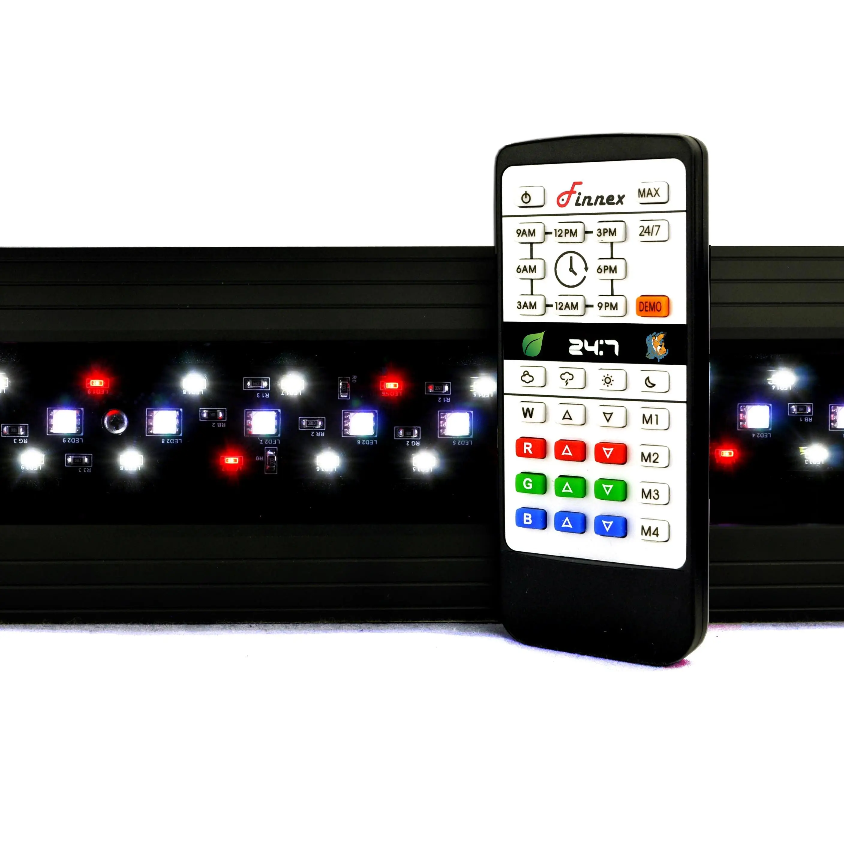 Finnex Aquarium LED Planted+ CRV 24/7 Series: 20, 24, 30, 36, 48 inches