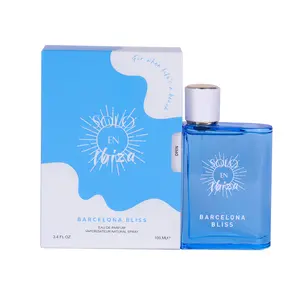 Solo En Ibiza Barcelona Bliss Eau de Parfum 100ml - Blackcurrant Amber Vanilla Scented Fragrance for Date Nights & Evening Walks