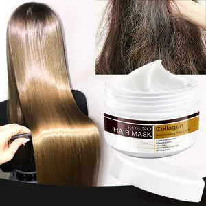 ROZINO Collagen Hair Mask - Intensive Moisturizing Treatment for Dry Damaged & Colored Hair 100g Hydrate Nourish Repair