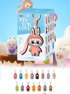 Pick Your Letter (N-Z) Pop Mart Labubu The Monsters Pin for Love Series Vinyl Plush Pendant  Blindbox 1 Box Halloween Christmas Holiday Gift