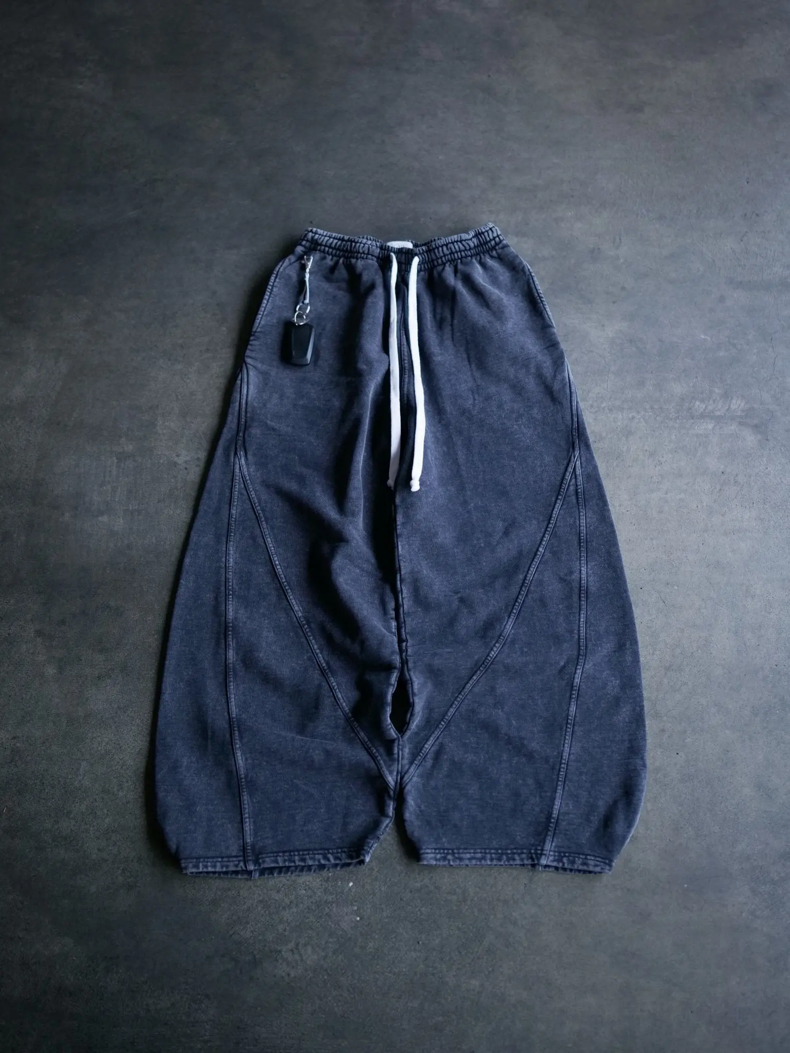 Black Washed Sweatpants