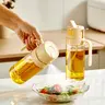 2-in-1 Glass-Body Oil Sprayer & Dispenser Kitchen Utensil - Leak-Proof, Dual-Mode, 1-Hand Control, Heat Resistant Mister, Easy to Refill Spray Bottle for Olive Oil, Air Fryer