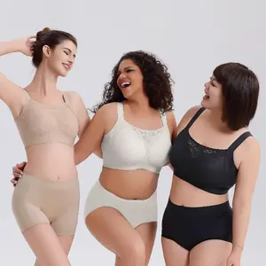 Elegant Lace Bandeau for Curvy Figures Wireless Support Stay-Put Security True Nude Nylon Bras Basic Minimalist Womenswear  waist  trainer  full  body minimizer bra
