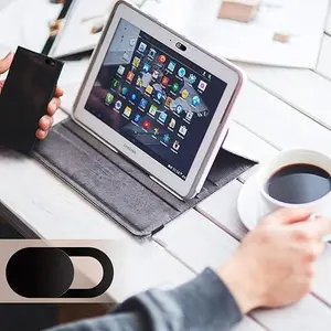 Webcam Cover, Camera Privacy Cover Slide for Laptop/Cell Phone/iPad/PC/Tablet, Protect Your Privacy and Security, 20 Pcs, Black+white