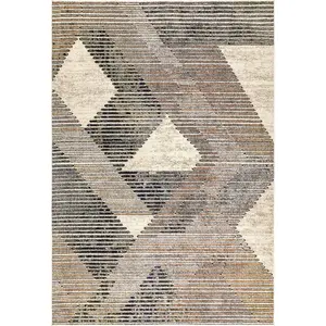 Adrienne Durable Abstract Contemporary Area Rug