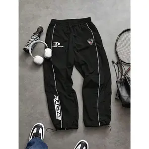 Men's Graphic Printed Sports Pants Comfortable Ultra Lightweight Baggy For Gym Sweatpants