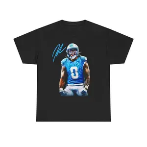 Jahmyr Gibbs Tee Runningback Jahmyr Gibbs Tee Adult Sizing Size Up One Size