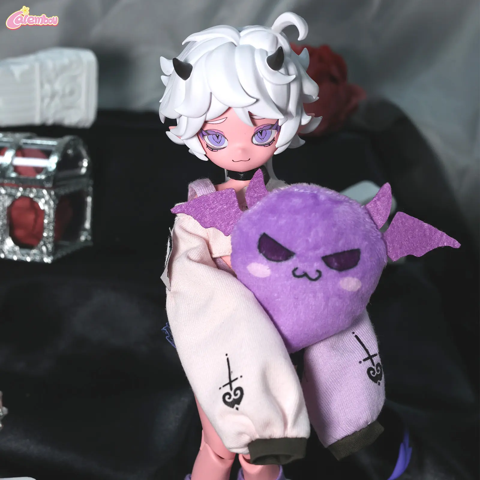 CALEMBOU Cooze Devil Horns Series BJD Blind Box, 1/8 Cute Ball